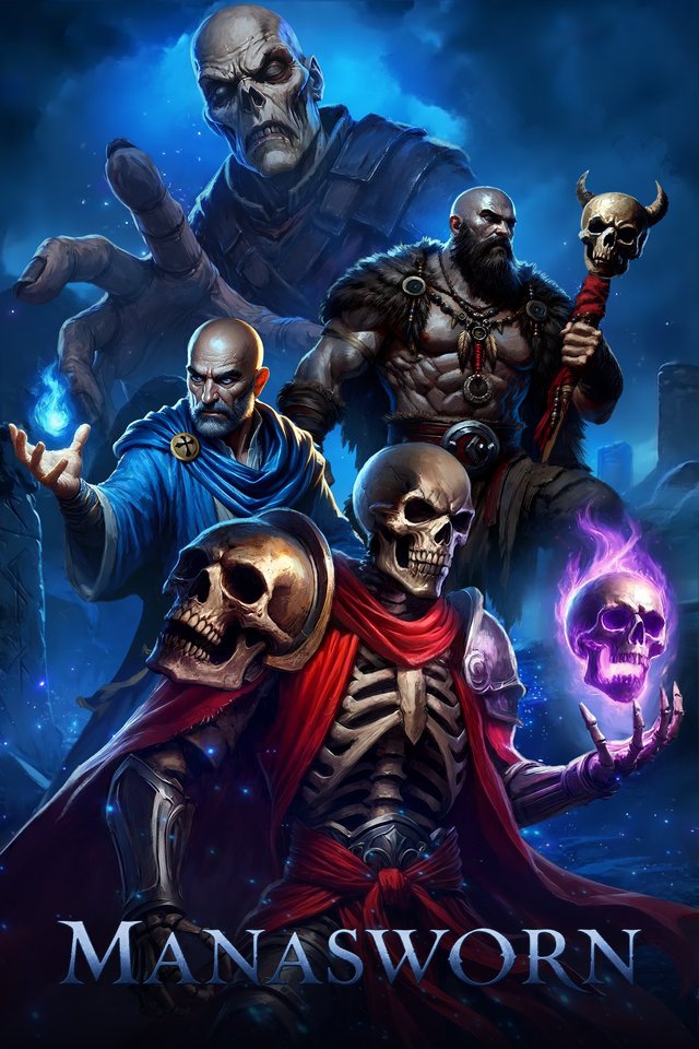 Manasworn cover art with the logo