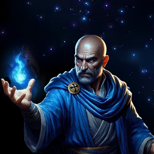 Mage, painted portrait from the Manasworn cover art