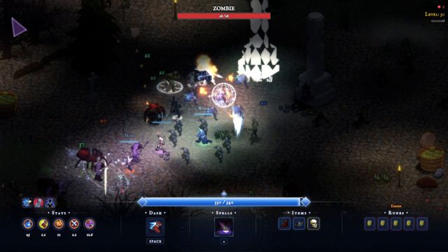 Manasworn screenshot: Four-player co-op